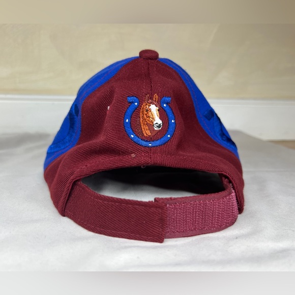 August Sportswear men’s Lucky Horse Shoe Embroidered hook & loop Baseball Cap - Picture 6 of 16